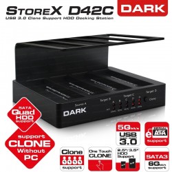 DARK DK AC DSD42C  USB3.0  4LU DISK ISTASYONU